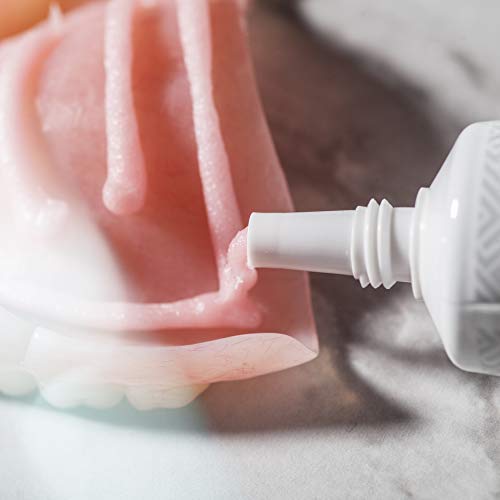 Denture Adhesive Cream (5 Pack) - Extra Strong Hold With Easy Application & Mint Flavour (Zinc & Fluoride Free) #TOP2