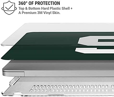 Skinit Case + Skin Compatible with MacBook Pro 16in (2019-20) - Officially Licensed Michigan State University Spartans S Design