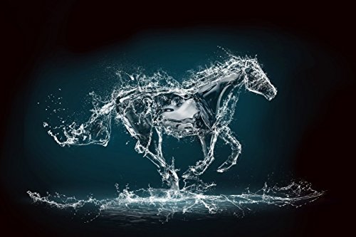 Image of Envogue Wallpaper Horse, 3D Design, Washable, 3ft X 2ft