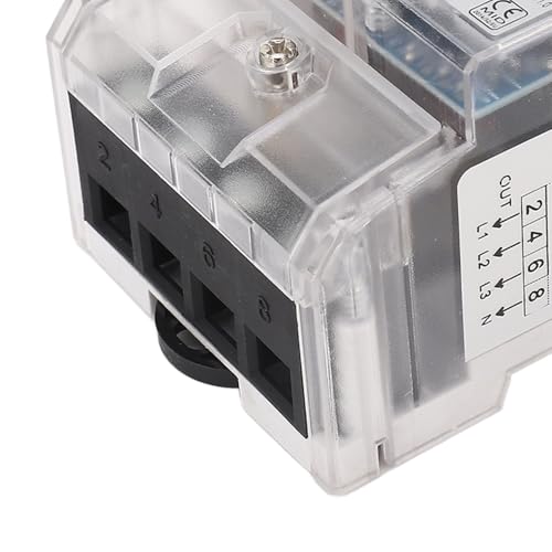 Medidor de energía trifásico AUNMAS con riel DIN y pantalla LCD para control industrial 6