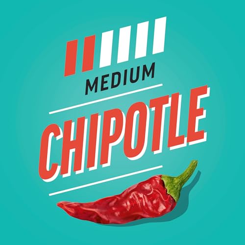 Image of Heinz Tomato Ketchup Blended With Chipotle Squeeze Bottle, 1 Bottle, for Easy Sharing and Easy Serving, Medium Hot, 14 oz