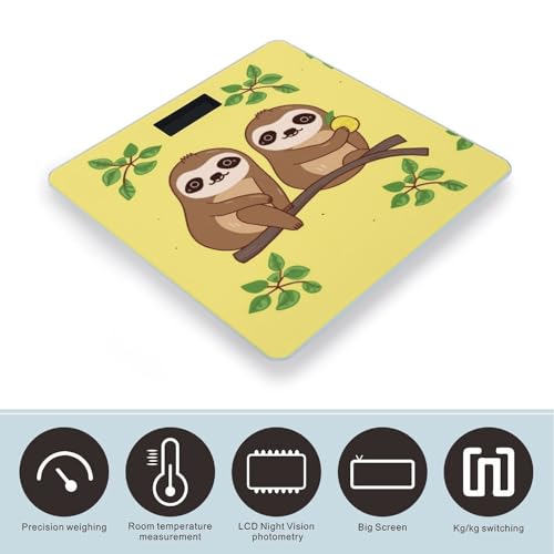 Báscula Digital de Baño con Plataforma de Vidrio Templado miniatura 3