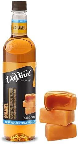 DaVinci Gourmet Sugar-Free Caramel Syrup, 25.4 Fluid Ounces (Pack of 1)