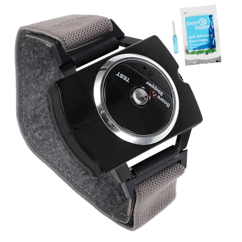 JECOMPRIS Z168 Wrist Watch Style Electronic Pulse Anti-Snore Device Dark Blue Comfortable Wear Snoring Aid for Sleep Improvement