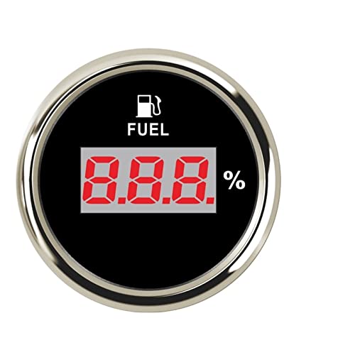 52 ミリメートルデジタル燃料レベルゲージ 240 ? 33 オーム油液体タンク燃料レベルインジケータ 0 ? 190 オーム燃料ゲージ 9 ? 32 V 車マリンボート ボート車トラック用(BS-0-190 ohm)