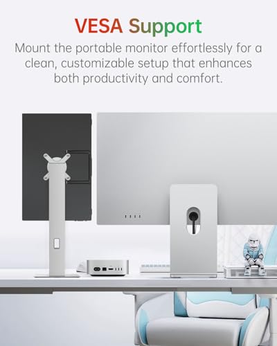 Image of Intehill 16 inch Portable Touchscreen Monitor 3K, 16:10 Touch Screen Display with Tempered Glass, 100% sRGB Travel Monitor with Adjustable Stand, Speakers, HDMI Second External Screen for Laptop, U16ZT