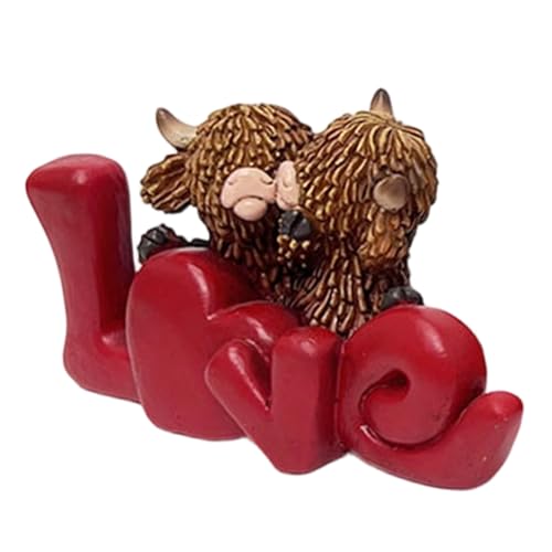 Décorations en forme de cœur et statuette de Saint couple - 2