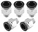 Qjaiune 5Pcs Male Straight Push to Connect Fittings 12mm Tube OD x 1/4 inch NPT Thread, Air Push Connect Tool Pneumatic Hose Fittings