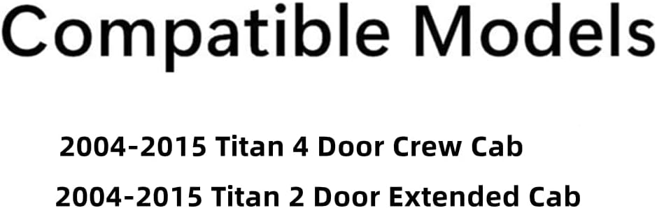 Driver Left Side Front Door Window Door Glass Compatible with Nissan Titan 2004-2015 Models