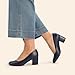 Imagen de DREAM PAIRS Zapatos de Tacón Bajo para Mujer con Tacón Cuadrado Cómodo y Punta Redonda