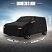 X AUTOHAUX Car Cover for Kia Soul 2009-2025 210D-PU Outdoor Full Car Cover All Weather with Door Zipper for Waterproof Windproof Sun Rain Snow Protection