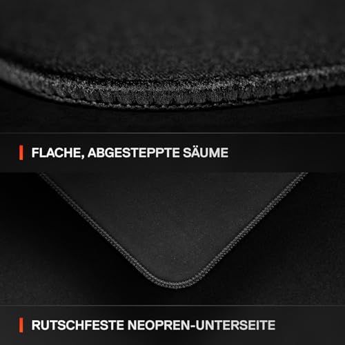 Steelseries QcK XL Performance Speed Gaming-Mauspad – Extradichte für sanftes Gleiten – Flache, abgesteppte Säume… – Ansicht 5