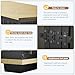 EBE Dog Crate Furniture, 71.6'' Metal Steel Frame Double Dog Kennel with 2 Rooms and Removable Divider, Heavy Duty Dog Crate Table Indoor TV Stand for Small Medium Large Dogs Black