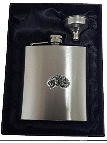 Flasque de poche hérisson A16 randonnée et nature en acier 177 ml