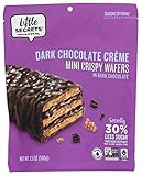 Little Secrets Mini Crispy Wafers, Dark Chocolate with Sea Salt, 3.5 Oz (Pack of 6)