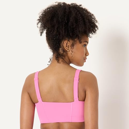 Image of Amazon Essentials Women's Active FormFlex Buttery Soft Light Support Bandeau Sports Bra with Adjustable Straps