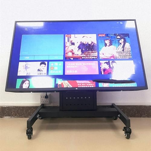 Soporte móvil para TV de piso con ruedas ajustable 0-90° miniatura 7