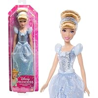 Mattel Disney Princess Cenicienta Muñeca princesa con pelo rubio