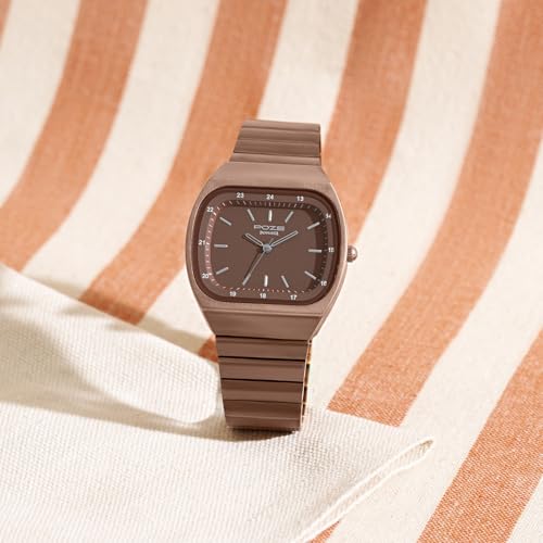 Image of Sonata Poze 9 with Quartz Analog with SS Sheet Metal Strap Watch for Unisex