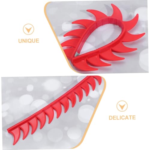 Pegatinas para casco de motocicleta rojo vintage de 2 piezas para hombres 3