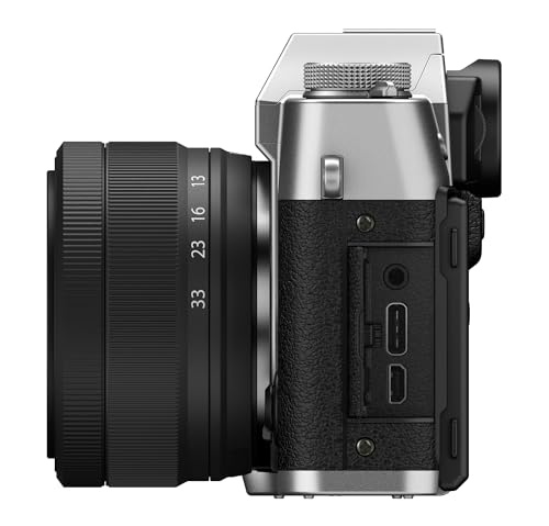 Image of FUJIFILM X-T30 III Mirrorless Camera Body, with XC13-33mm Lens Kit, Silver
