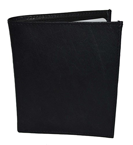 LB LEATHERBOSS Men's Genuine Leather Bifold Wallet Slim Hipster Cowhide Credit Card New3