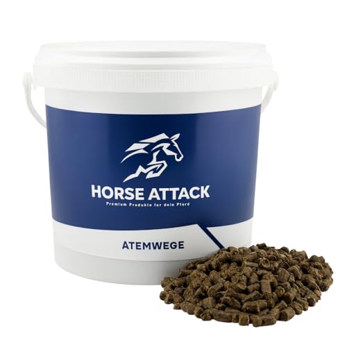 Horse-Attack Atemwege 1.5 kg Natürliche Unterstützung für Pferde bei Husten Schleim & Atemwegsproblemen