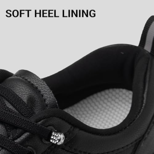 Treesky Slip On Non Slip Work Shoes for Women, Faux Leather Sneakers by Treesky - Used condition - Image 7