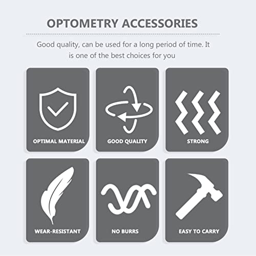 ULTECHNOVO 1 par Óptico Chin Rest Papel Pino de Papel de Segurança de Papel Sanitário Pin Optometria