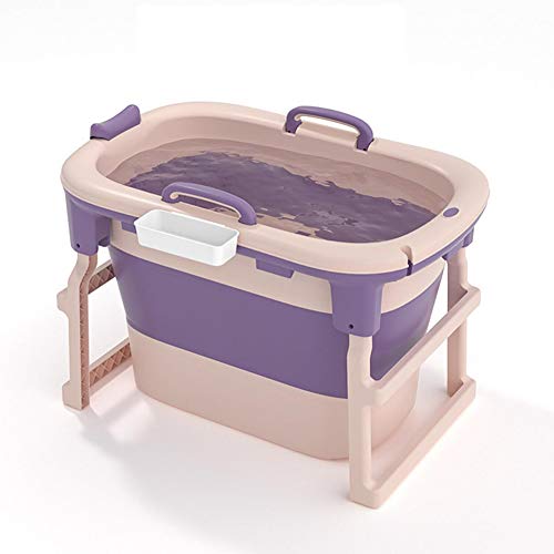 Wind Greeting Bañera para Adultos,Bañera de plástico Espesada,Bañera Plegable Portátil Hogar,Bañera para Natación para Bebés Hogar,para Uso Al Vapor,Casa Sauna (102 * 71.5 * 66cm) (Sin Tapa) Cover