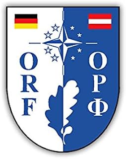 Sticker # ORF Germany Austria Crest Army Unit Troops Suitable for AUDI A3 for BMW 3 Series VW Golf GTI Mercedes (7x5 cm) # A1216