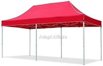 Invezo Outdoor Gazebo Canopy Tent 10 x 20 feet (RED, SEMI Premium (35KGS))