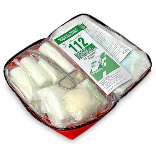 AGMI Gaśnica Samochodowa 1 KG Ogniochron Apteczka Cała Europa Ustnik DIN13164