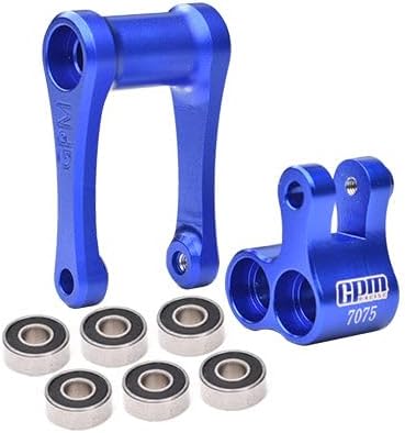 Aluminio 7075-T6 Knuckle & Pull Rod (mayor cojinete interior) para LOSI 14 Promoto-MX Motocicleta Dirt Bike RTR LOS06000 LOS06002 Actualizaciones -