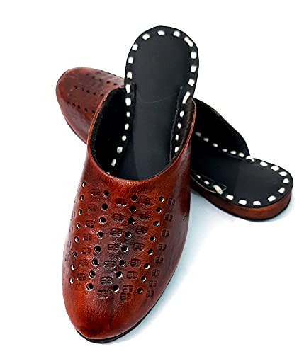 Khillayox Women's Flat Kolhapuri Chappal Comes Jutti/Punjabi Jutti/Rajasthani  Chappal (Numeric_4) Brown: Buy Online at Low Prices in India - Amazon.in