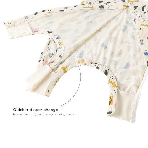 Image of Duomiaomiao 0.5 TOG Toddler Sleep Bag 24-36 Months 100% Cotton Lightweight Baby Sleep Sack with Feet, Breathable Comfy Toddler Wearable Blanket