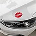 whmyz 10 * 7.5CM Kiss Marks Tappo Carburante Decalcomanie Car Styling Decorazione Adesivi in ​​Vinile Accessori