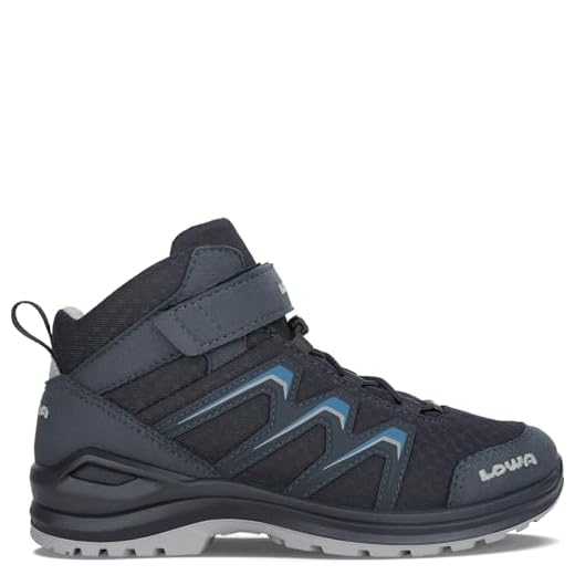 LOWA Stiefel mittel MADDOX GTX MID JUNIOR stahlblau/hellgrau 32