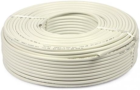 TENTRONIX 3+1 COAXIAL 100% Pure Copper Cable for CCTV Camera with 80 Yard