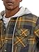 Wrangler Authentics Men's Long Sleeve Quilted Lined Flannel Shirt Jacket with Hood, Phantom