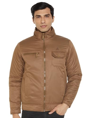 Image of Qube by Fort Collins Men's Classic Super Twill Jacket Stylish & Durable Casual Standard Length Winter Jacket for Men