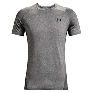 Under Armour Men’s Ua Hg Armour Fitted Ss Lightweight Functional Shirt, Breathable and Quick-Drying Compression Top (Pack of 1)