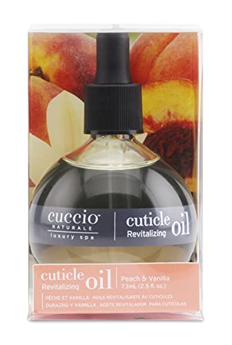 Cuccio Naturale Peach & Vanilla Cuticle Revitalizing Oil – Hydrating Treatment for Dry, Damaged Cuticles and Thin Nails – Paraben-Free, Cruelty-Free Formula – 2.5 oz - Thumbnail 5