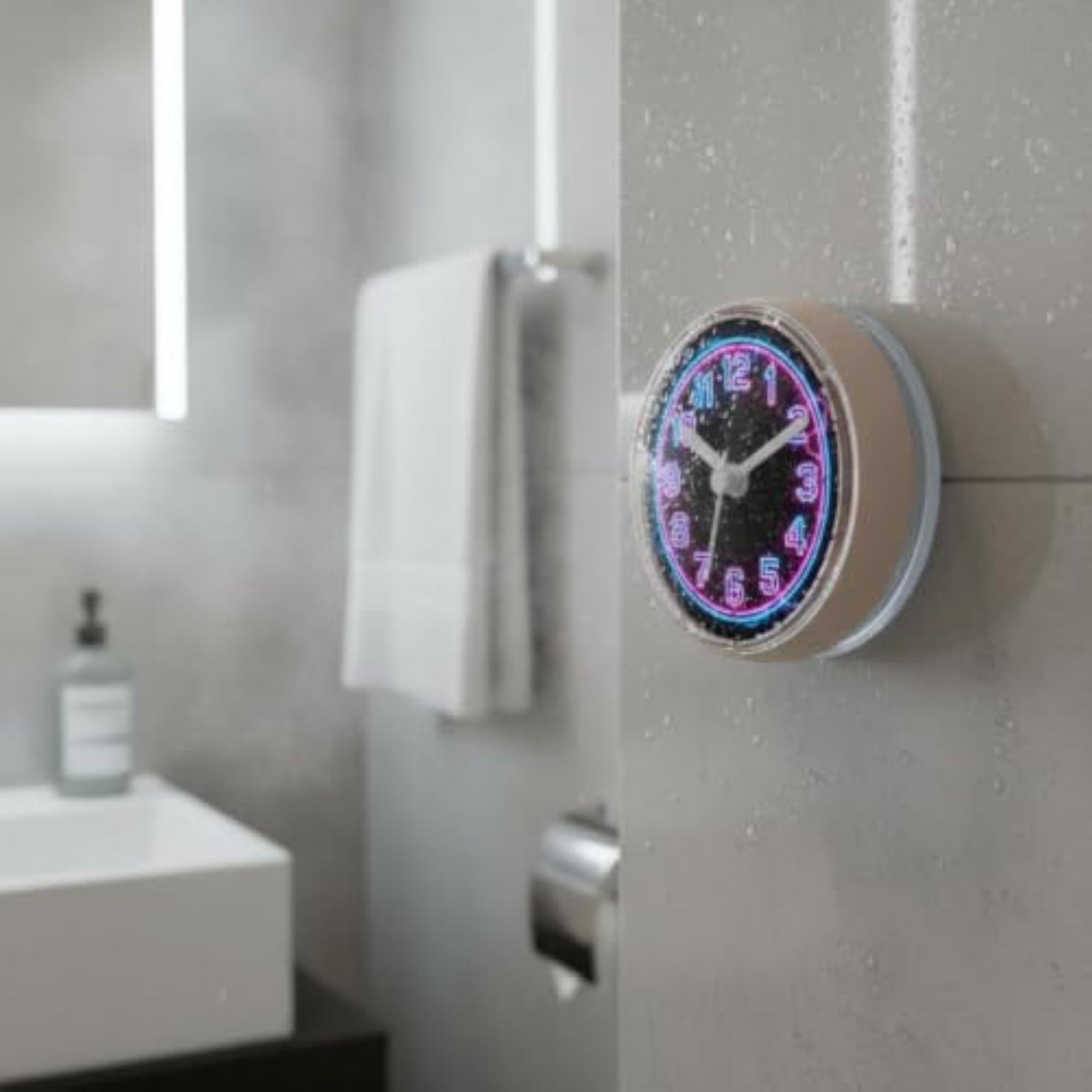 Luminous Design Washroom Clock Punch Installation
