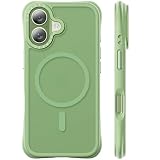 ORNARTO Cover per iPhone 17 Magnetica,Traslucida,Verde matcha