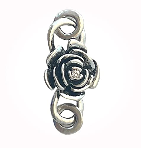 New Crystal Beading Clasp Rhinestone 34X18Mm Rose Bloom Hook Bead Findings Unique Charms For Creating Personalized Jewelry And Gifts Exep0T03906 #TOP19