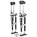 SurPro S2 Quad Lock Dual Legs Support Magnesium Drywall Stilts 26-40 in. (S2-M-2640)