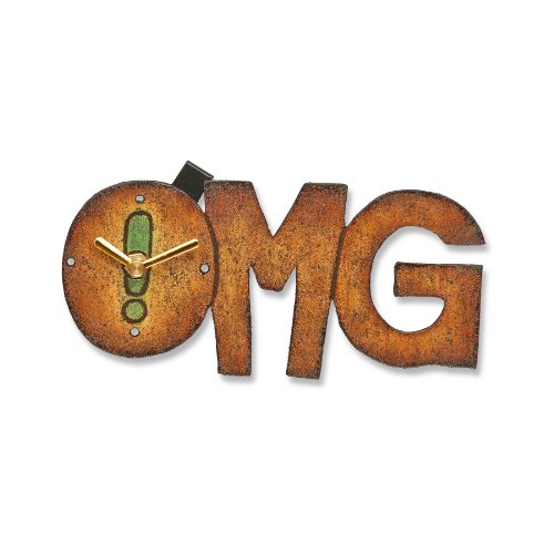 Deco FlairOMG Magnet Clock, Wood