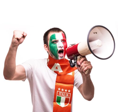 BullTek Italian Fan Scarf for Stadium Tricolour Unisex, Scarf 140 cm, One Size - Image 3