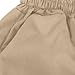 Parachute Pants Woman Y2K Fashion Baggy Cargo Pants Drawstring Elastic High Waist Streetwear Trousers with Pockets Khaki